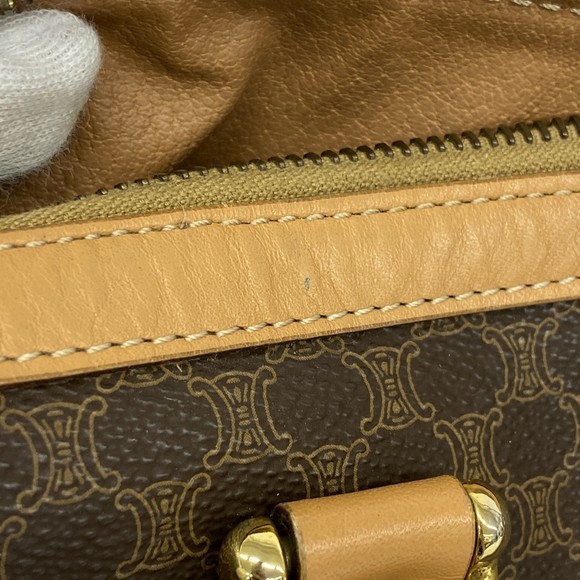 Celine Macadam Handbag Brown - Picture 10 of 13